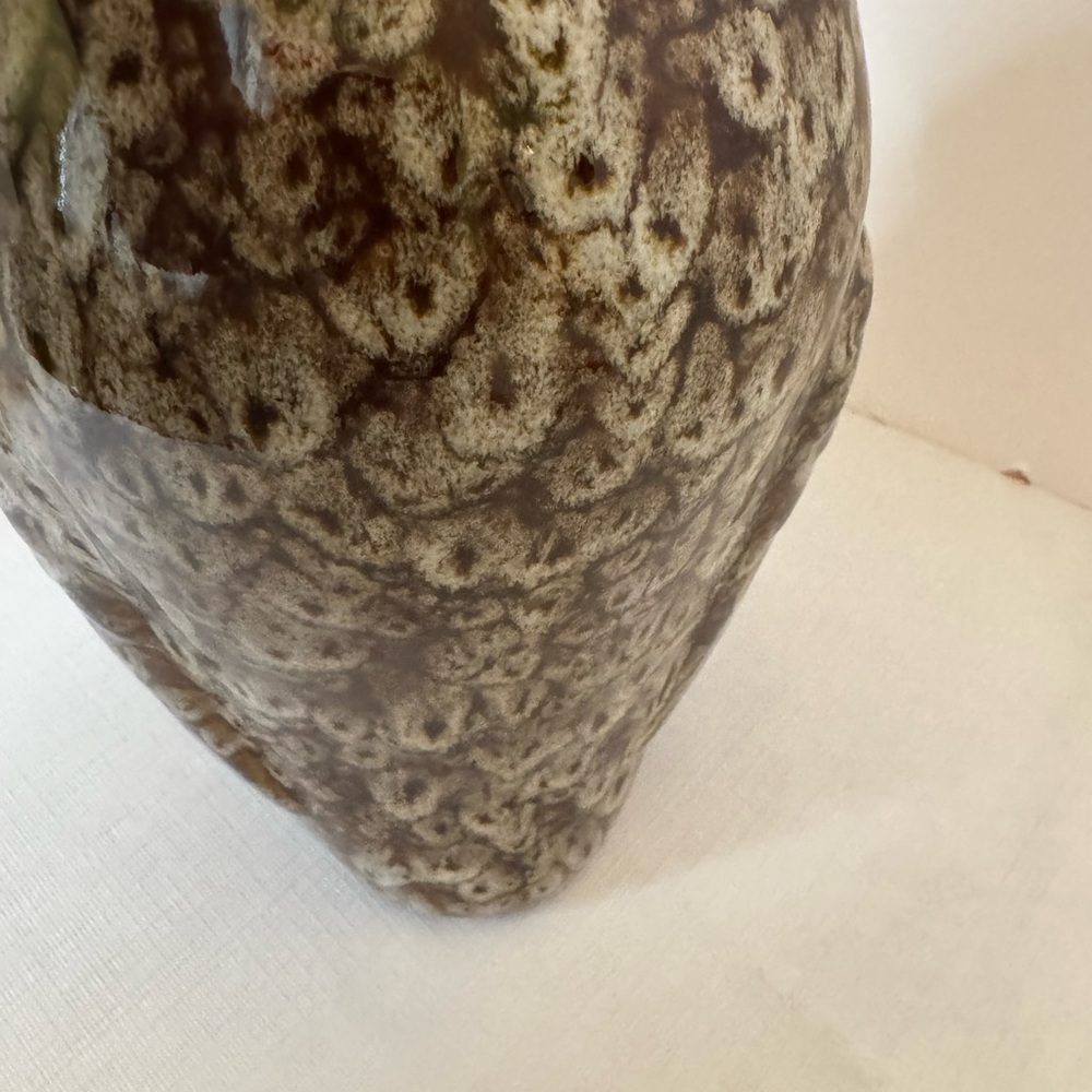 Elegant Expressions MCM Ceramic Screech OWL Vase Centerpiece Boho Decor 9” Tall - Picture 5 of 10
